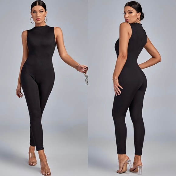 🆕DE NOCHE premium ribbed jumpsuit